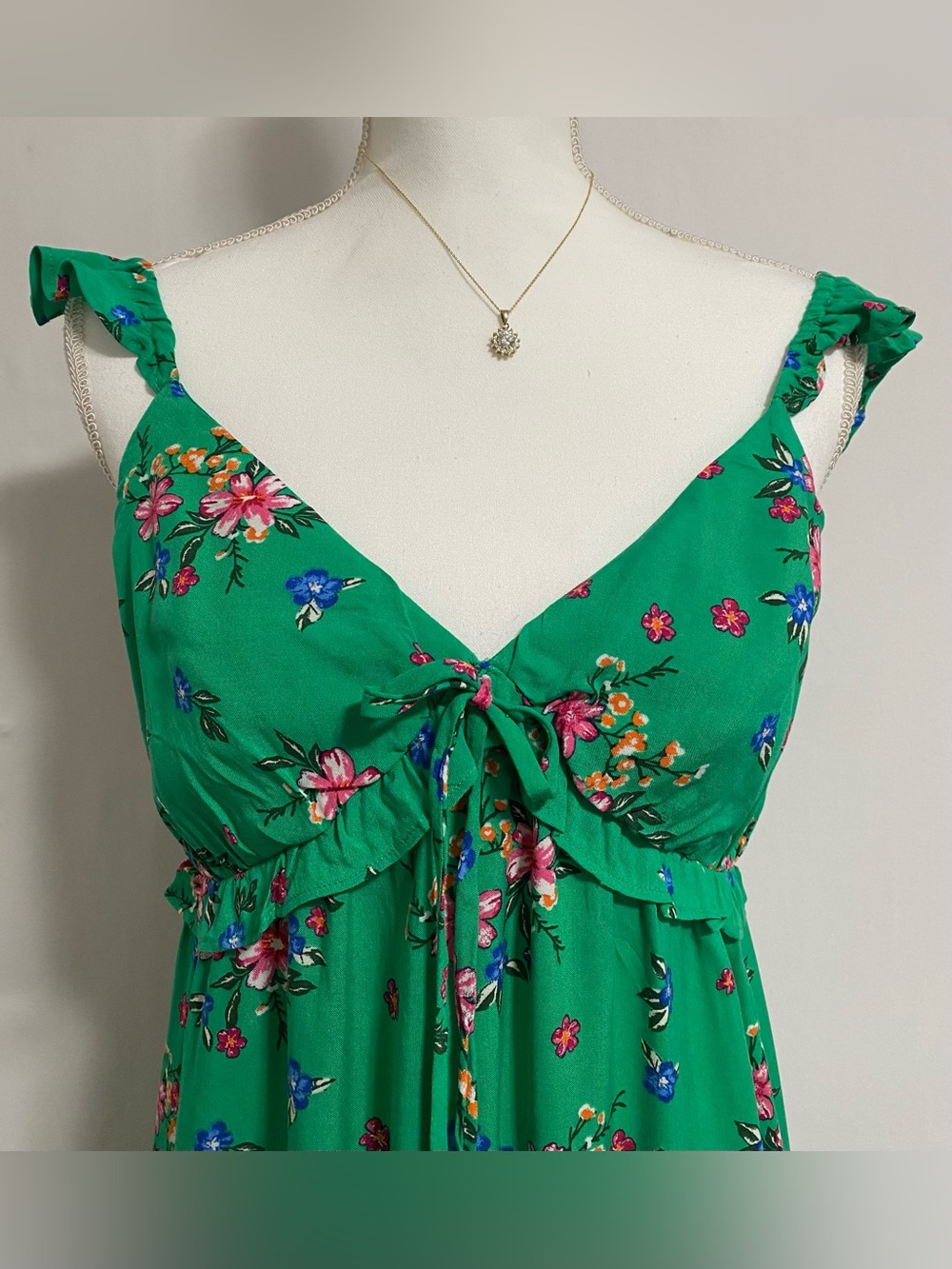 Kingston Green Floral Dress - Picture 4 of 8